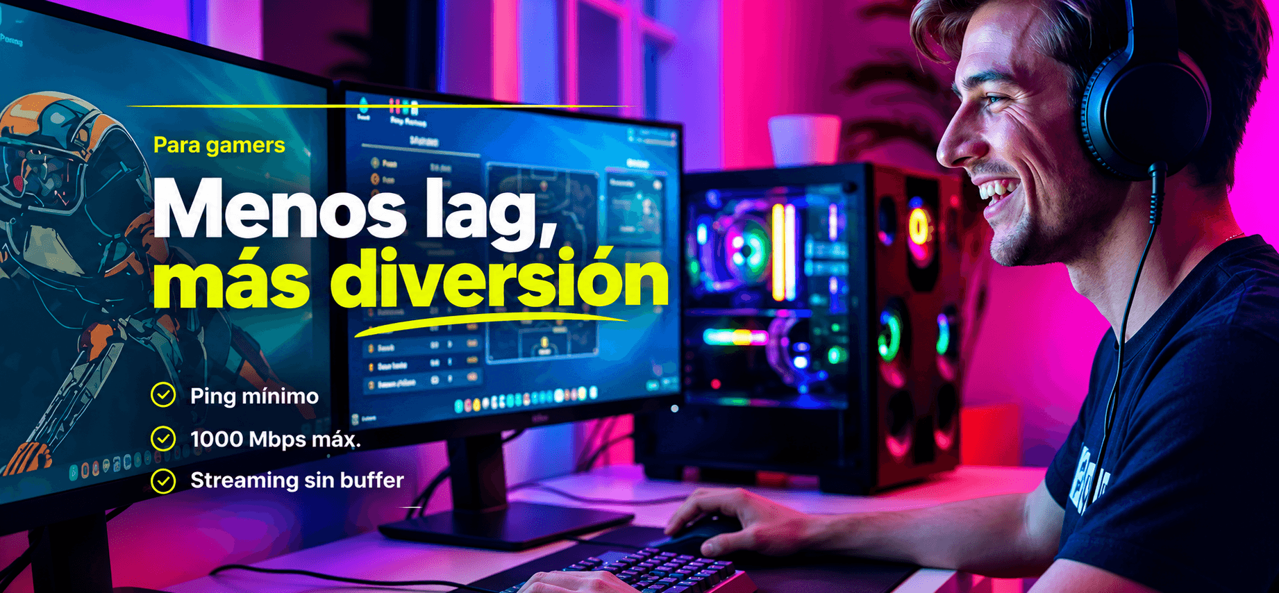 Menos lag, más diversión